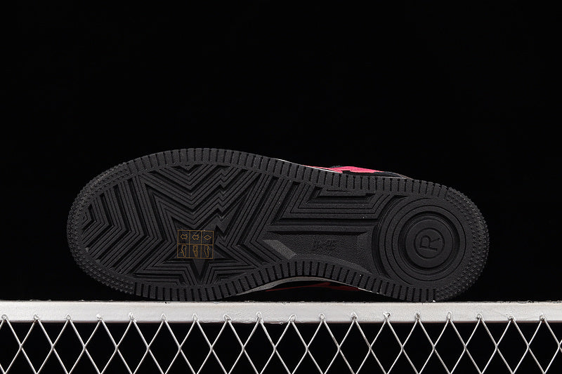 A Bathing Ape Bape Sta Black Grey Pink Suede