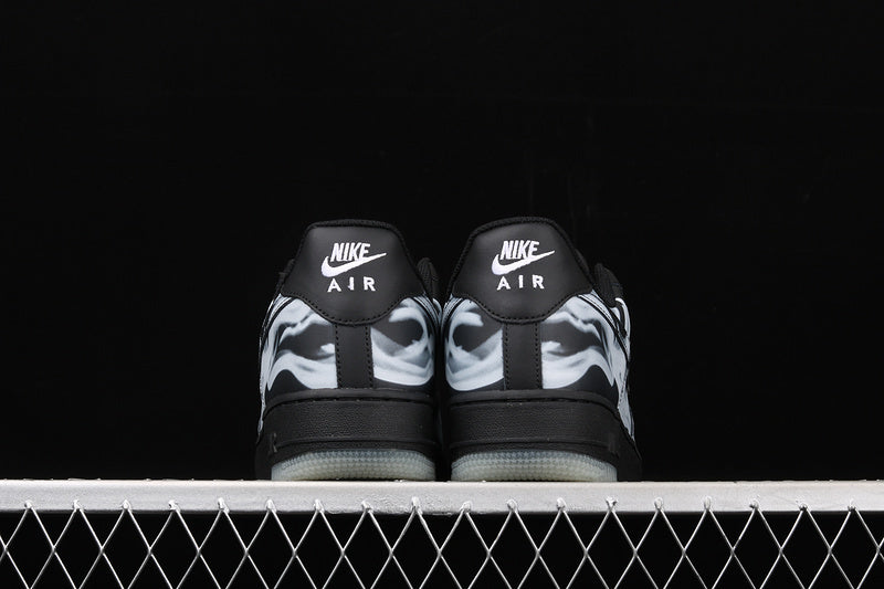 Nike Air Force 1 Low Black Skeleton Halloween