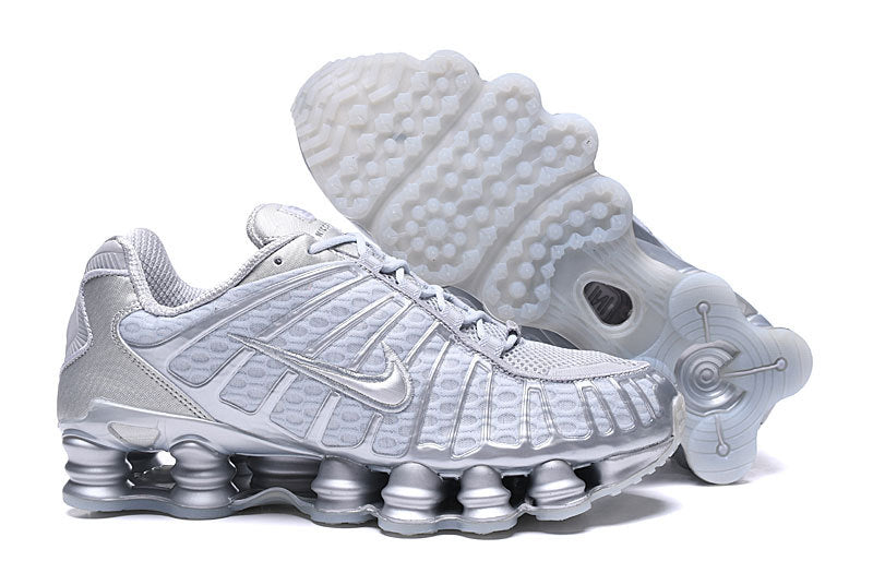 Nike Shox TL White Metallic Silver