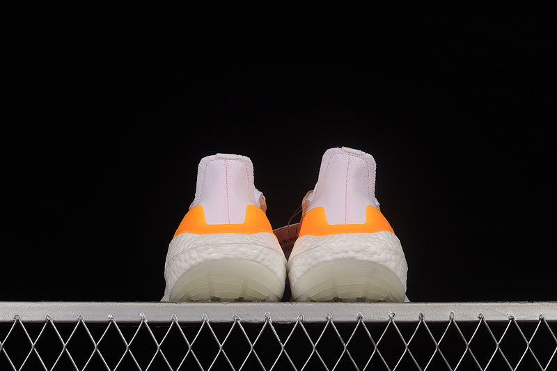 Adidas Ultra Boost 22 White Turbo Flash Orange