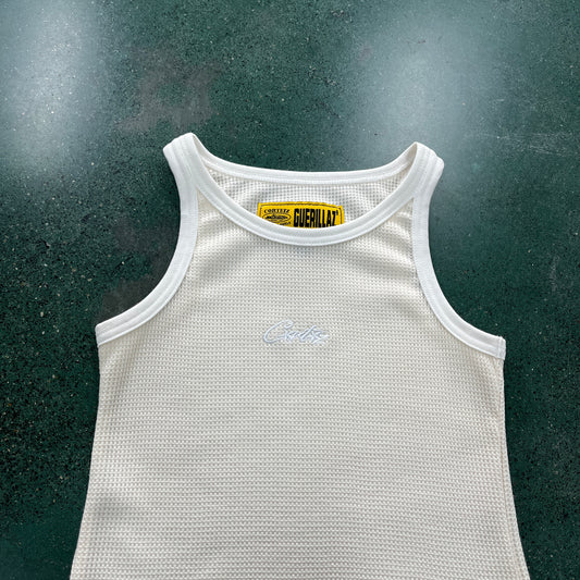 Corteiz Women's Allstarz Contrast Tank Top White