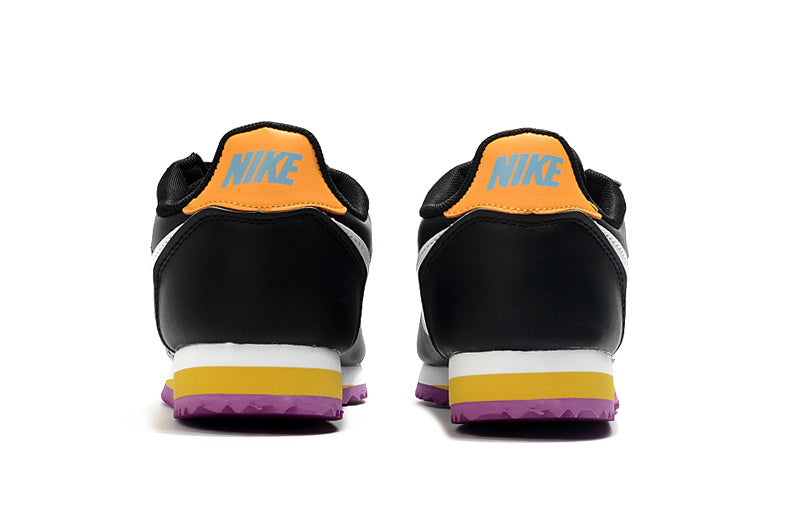 Nike Classic Cortez Black Laser Orange Vivid Purple