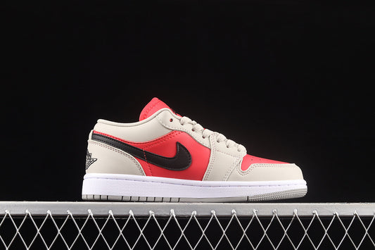 Jordan 1 Retro Low Light Iron Ore Siren Red