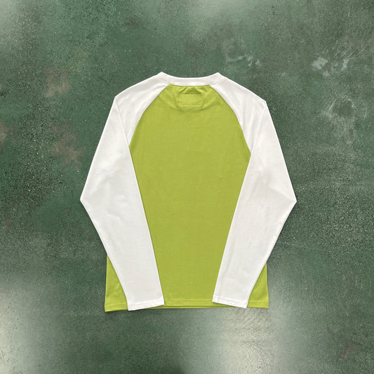 Corteiz Mens Raglan Longsleeve Sage Green