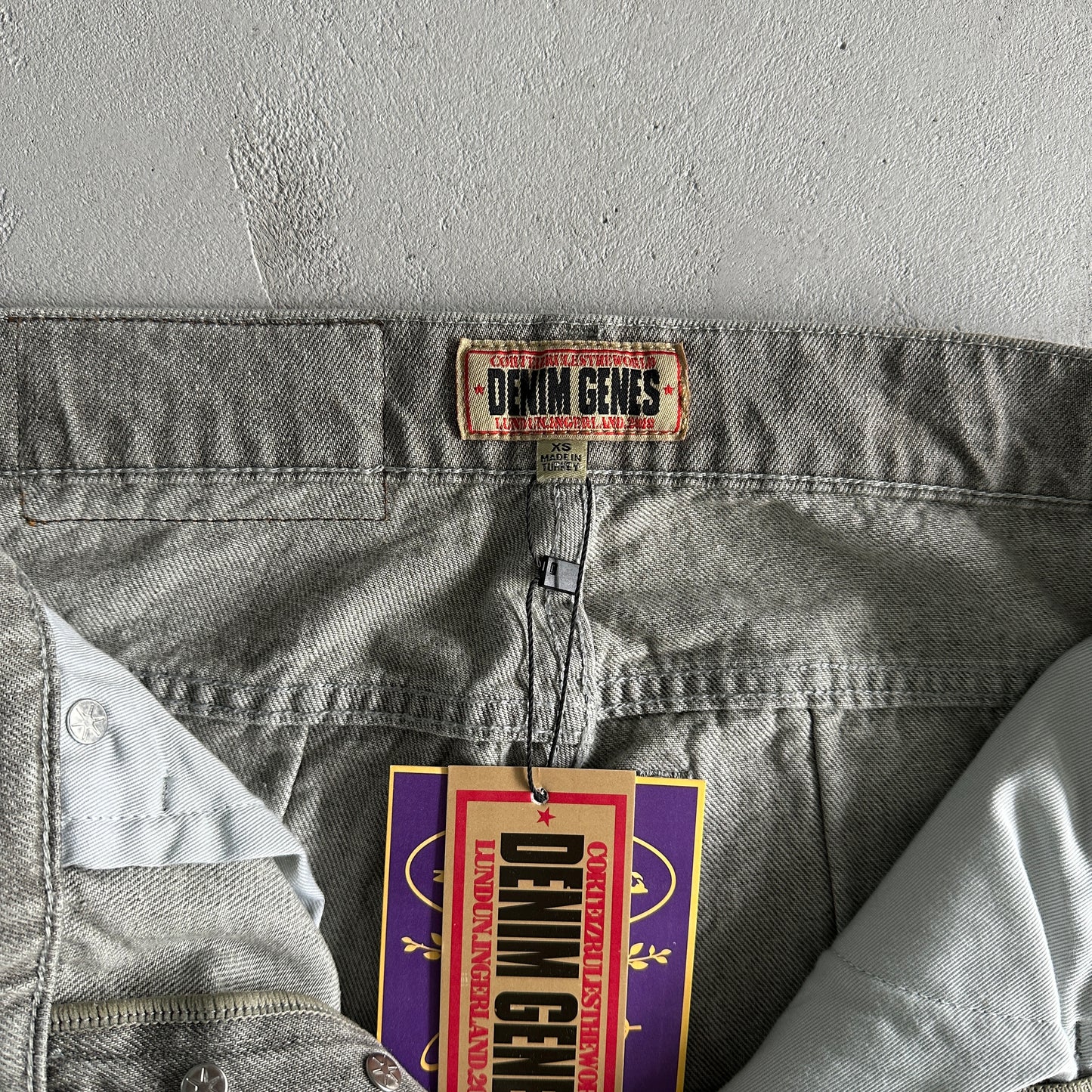 Corteiz C-Star Denim Jeans Grey