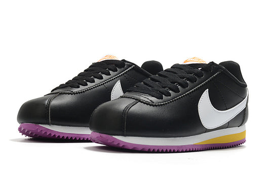 Nike Classic Cortez Black Laser Orange Vivid Purple