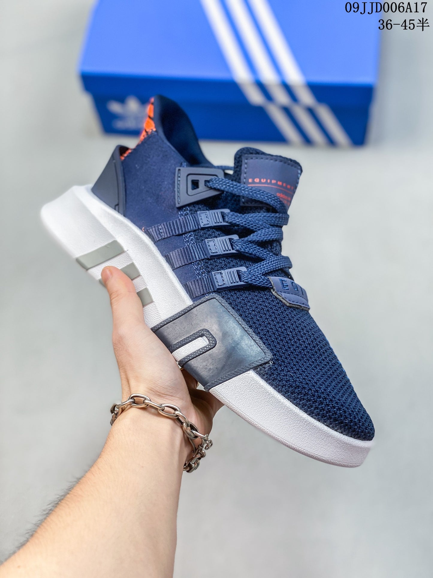 Adidas EQT Bask ADV Collegiate Navy Real Coral