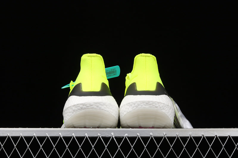 Adidas Ultra Boost 21 Solar Yellow Pink