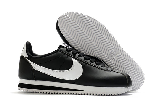 Nike Cortez Basic Leather Black White