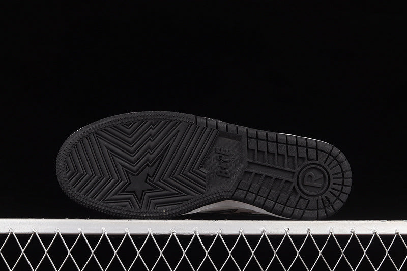 A Bathing Ape Bape SK8 Sta White Silver