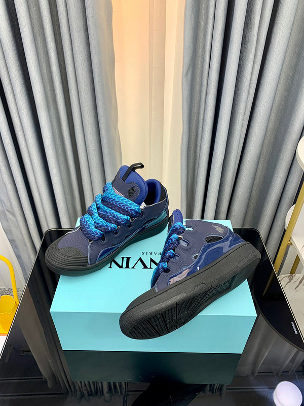 Lanvin Curb Sneaker Navy Blue