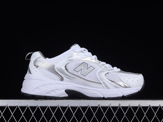 New Balance 530 White Silver Metallic