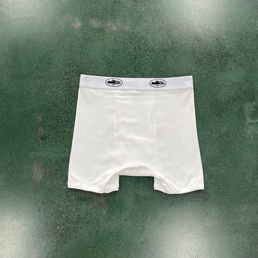 Corteiz Alcatraz Boxers (3 Pack) White