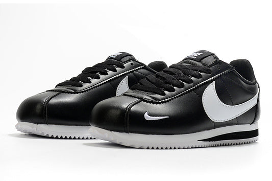 Nike Classic Cortez Mini Swoosh Black White
