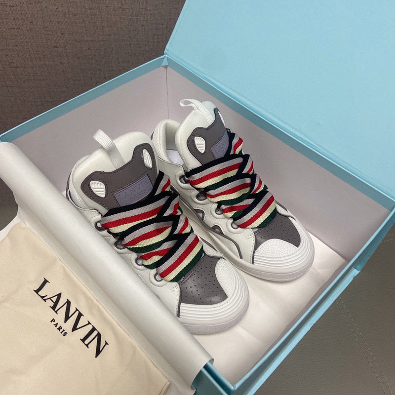 Lanvin Leather Curb White Multi