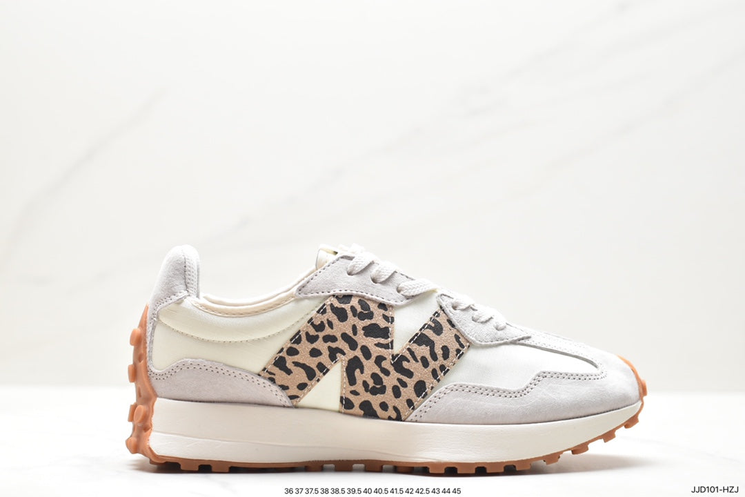 New Balance 327 Sea Salt Phantom Leopard Print Workwear