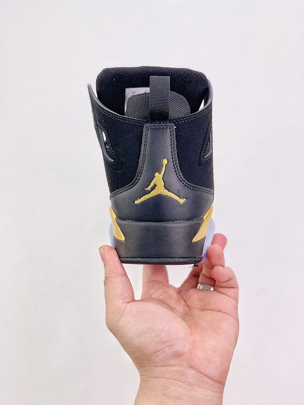 Jordan Flight Club 91 Black Metallic Gold