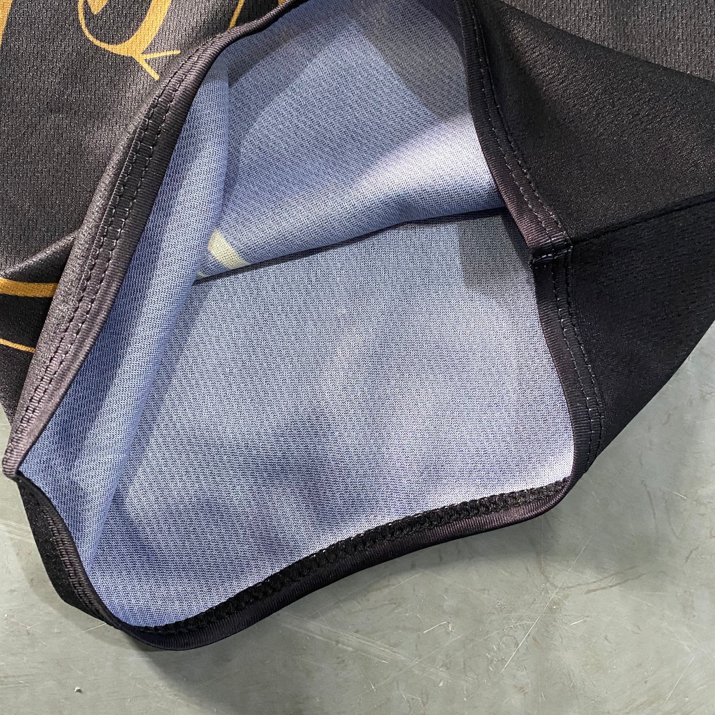 Corteiz x 667Ekip Liteweight Ski Mask Black Gold