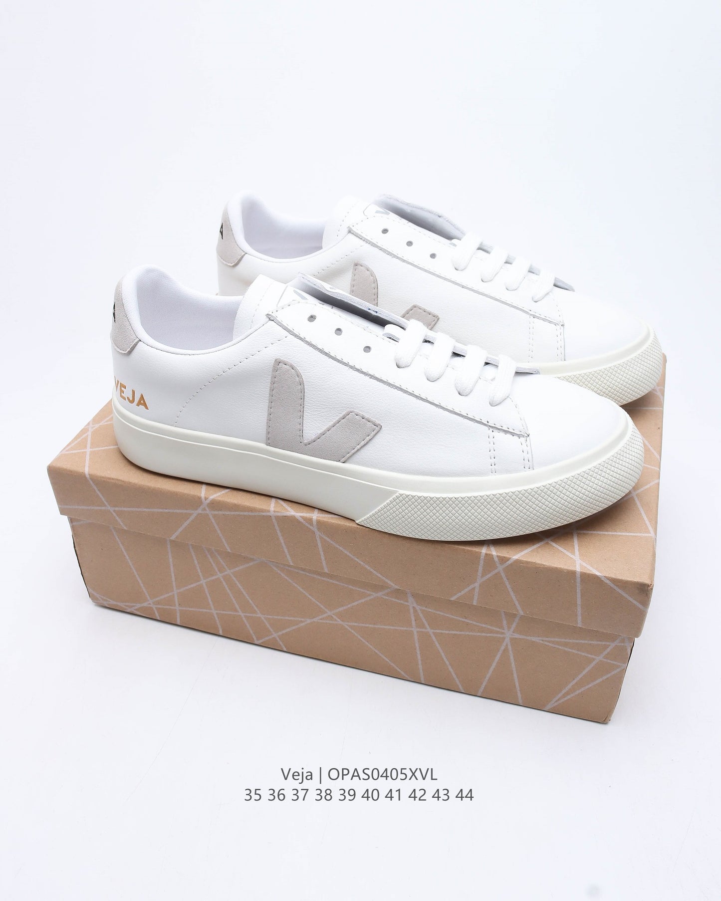 Veja Campo Low Chromefree Leather Whitie Natural