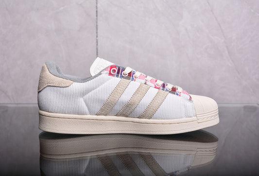 Adidas Superstar Plaid Beige