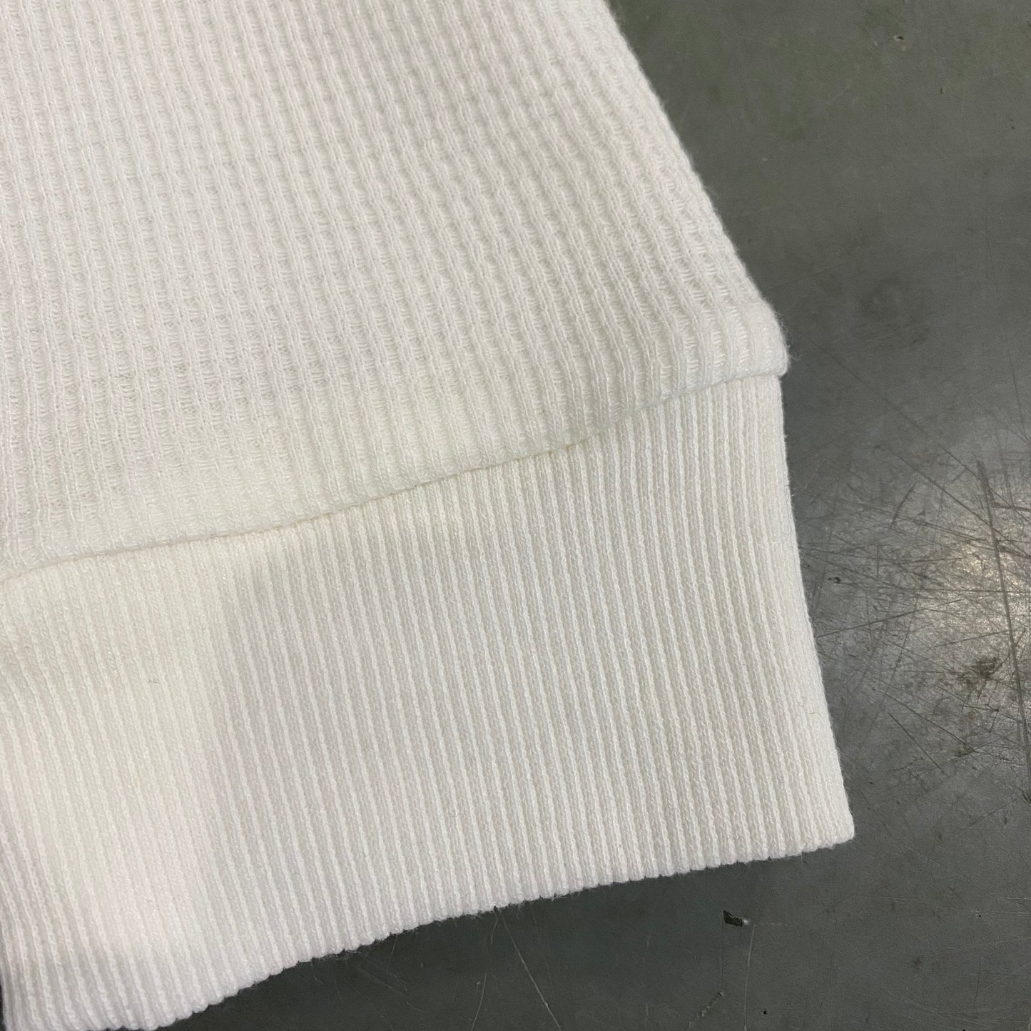 Corteiz 4Starz Alcatraz Waffle Longsleeve White