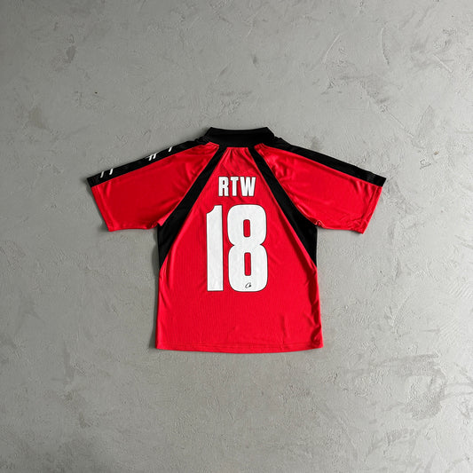 Corteiz Alcatraz Football Jersey Red
