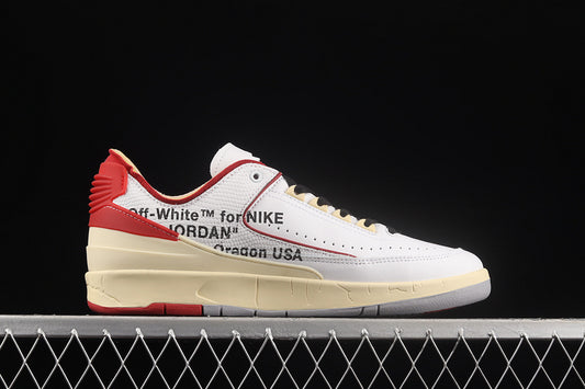 Jordan 2 Retro Low Off-White White Red