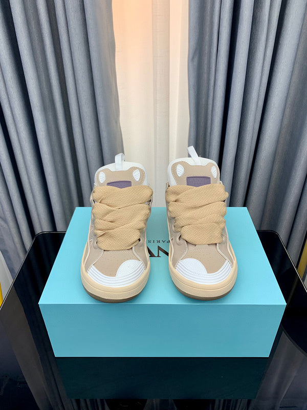 Lanvin Curb Sneaker Ecru