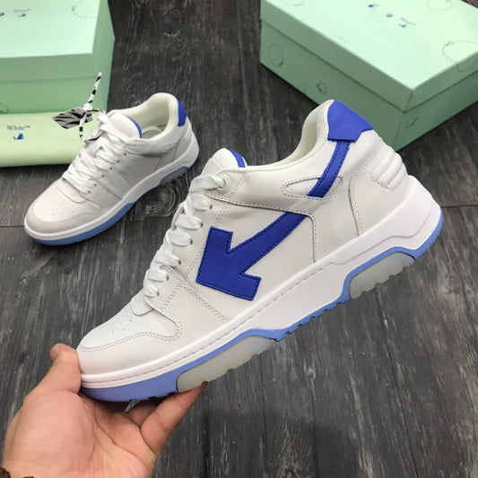 Off-White Out Of Office OOO Low Tops White Blue