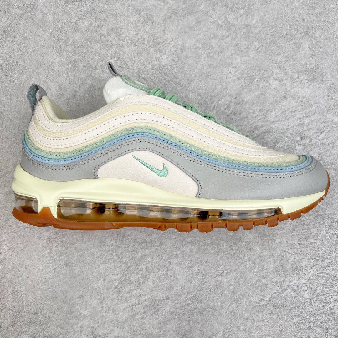 Nike Air Max 97 Enamel Green Sail Worn Blue