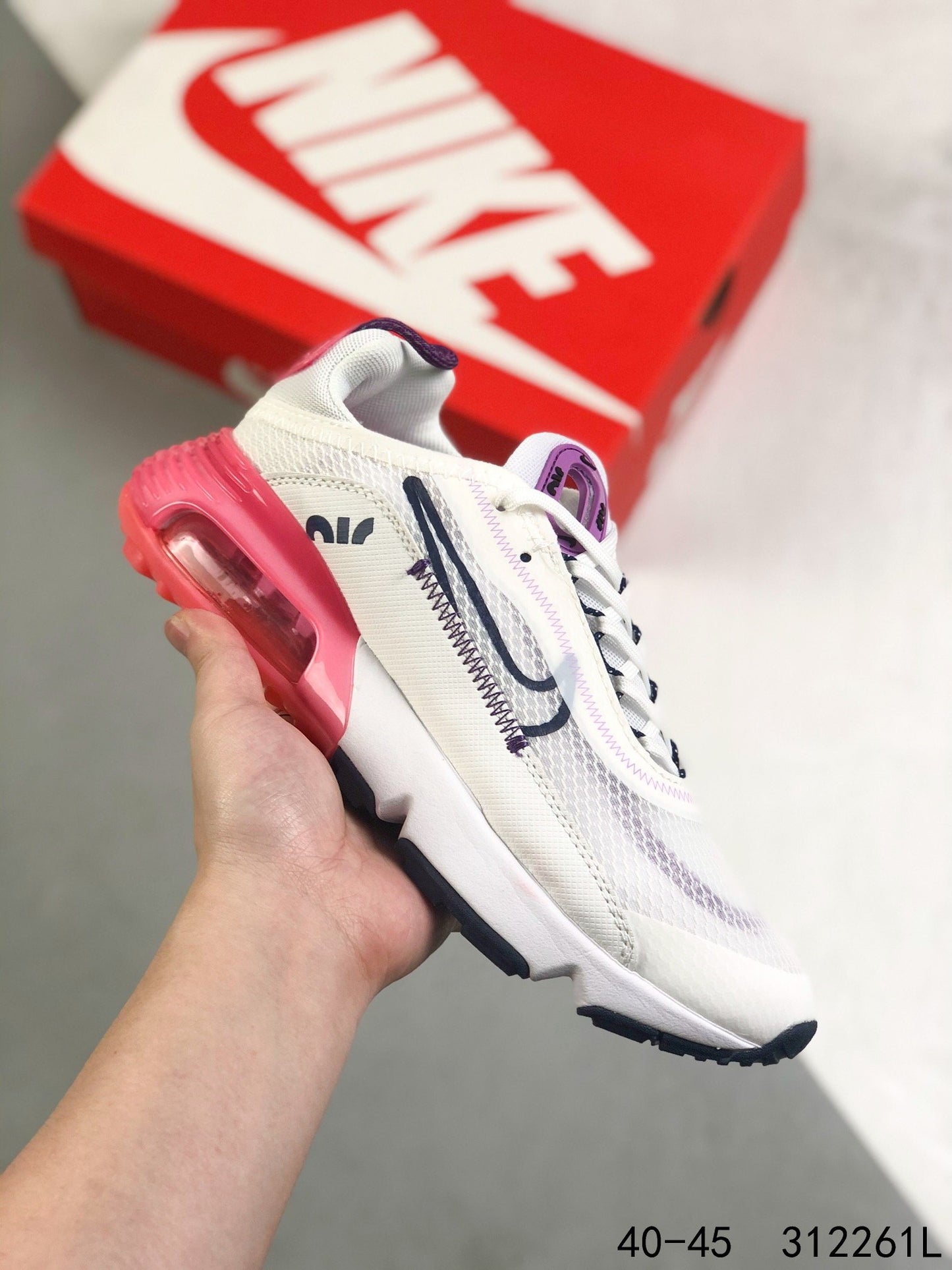 Nike Air Max 2090 Platinum Watermelon Purple