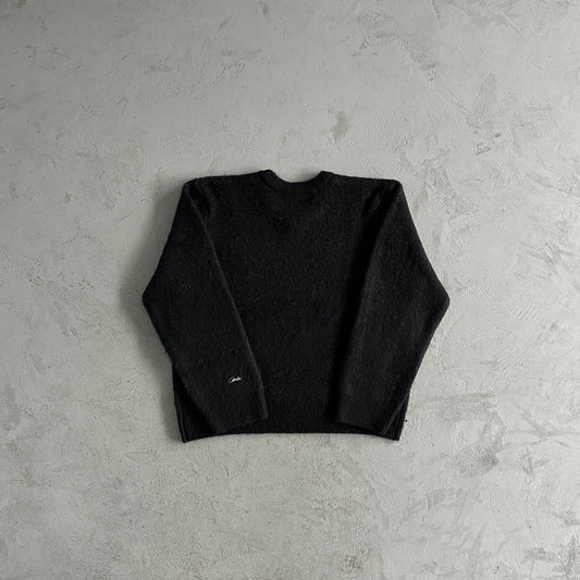 Corteiz C-Star Mohair Knit Sweater Black
