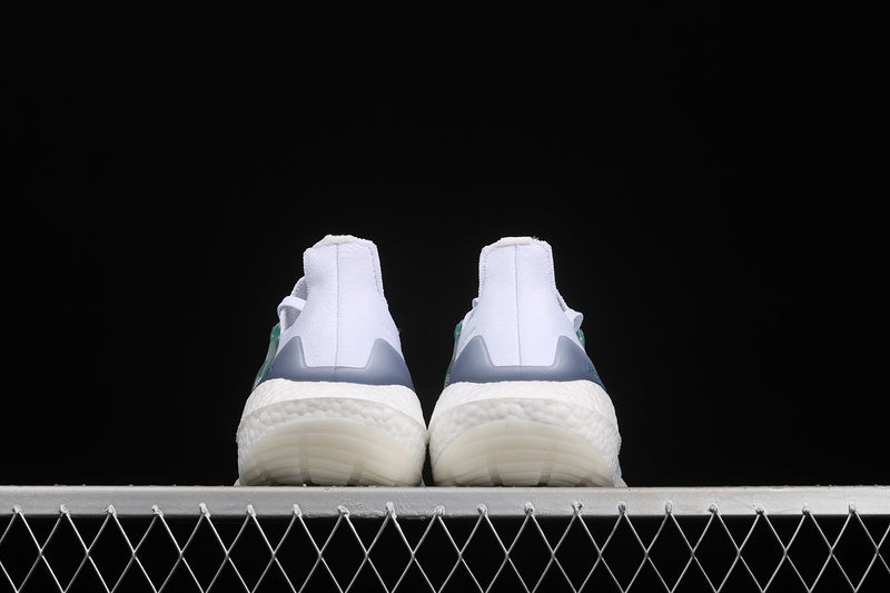 Adidas Ultra Boost 21 White Sub Green