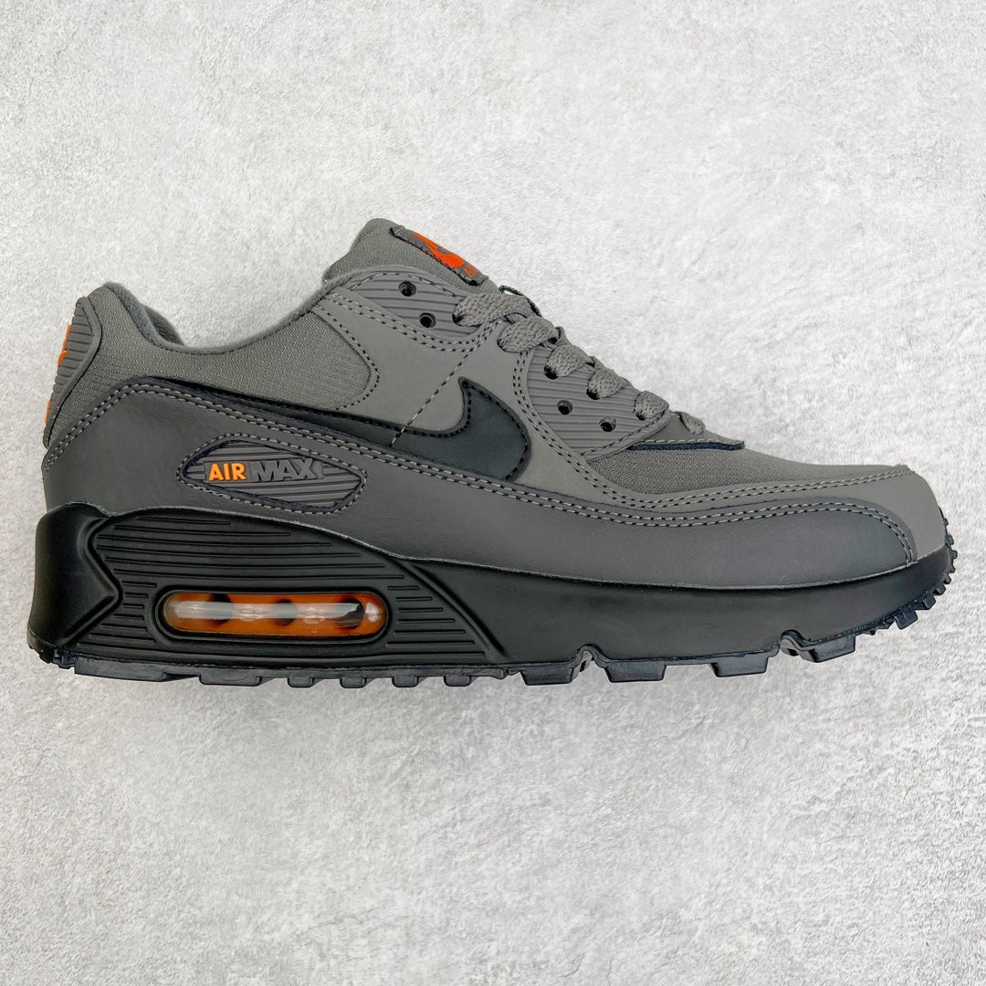 nike air max 90 iron grey total orange