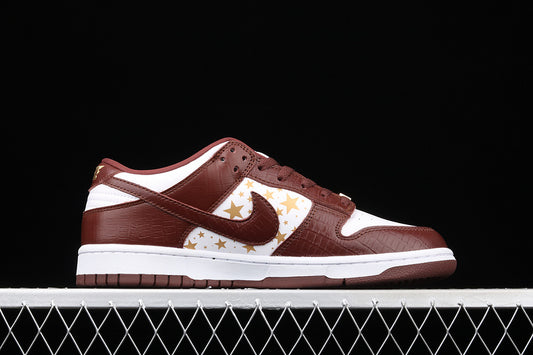 Nike SB Dunk Low Supreme Stars Barkroot Brown