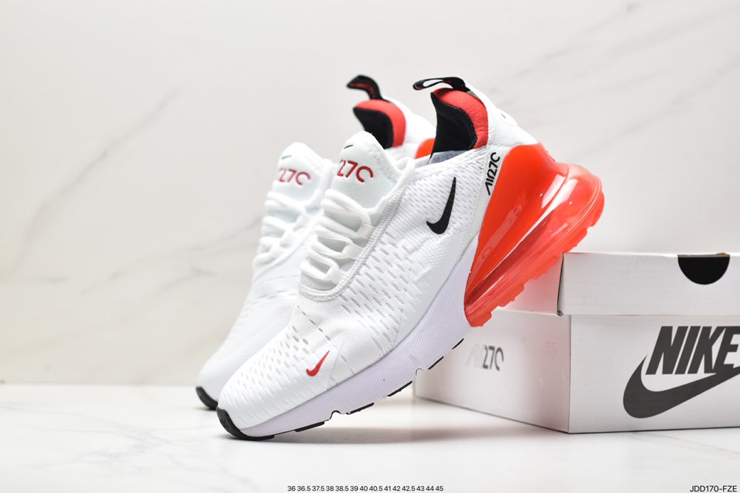 Nike Air Max 270 White Black University Red