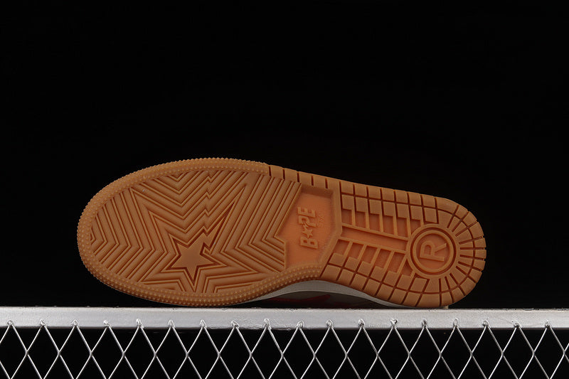 A Bathing Ape Bape SK8 Sta Wheat Red