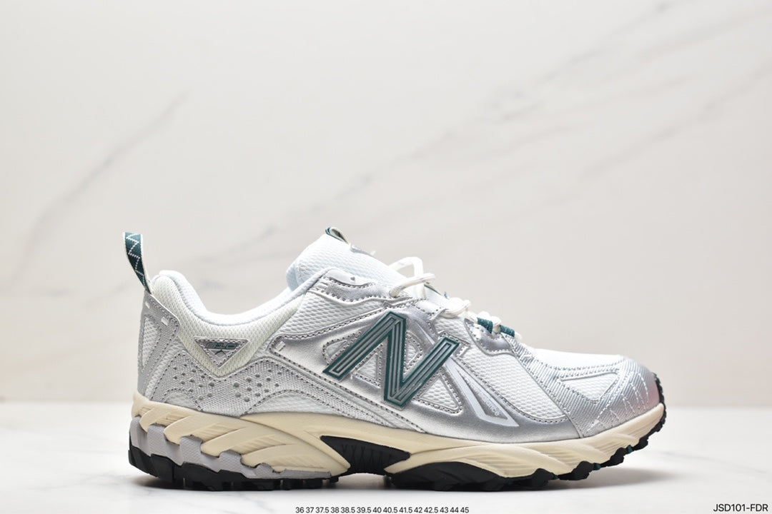 New Balance 610 Silver Metallic Reflection Green