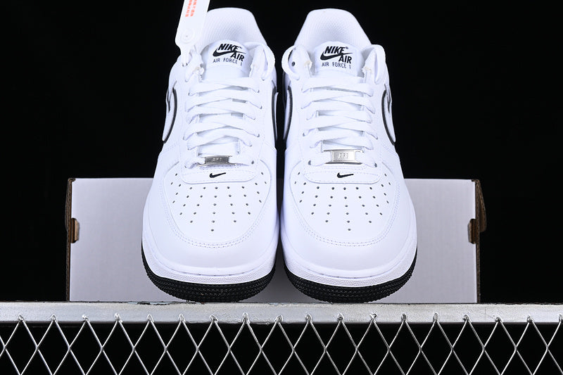 Nike Air Force 1 Low '07 White Black Outline Swoosh