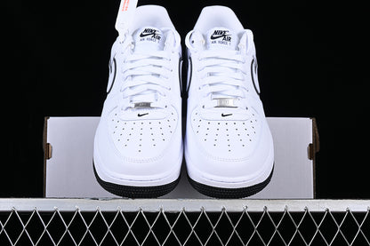 Nike Air Force 1 Low '07 White Black Outline Swoosh