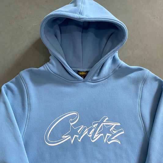 Corteiz Allstarz Hoodie Baby Blue
