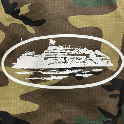 Corteiz Guerillaz Drilltop Woodland Camo