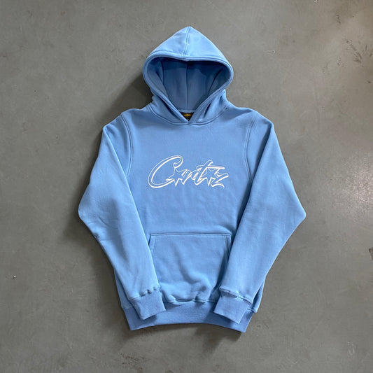Corteiz Allstarz Hoodie Baby Blue