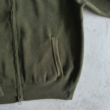 Corteiz Knit-Zip Up Fleece Olive