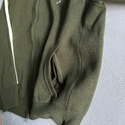Corteiz Knit-Zip Up Fleece Olive