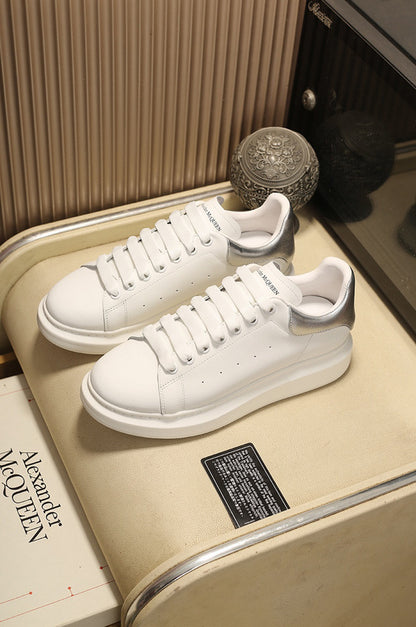 Alexander McQueen Oversized White Silver