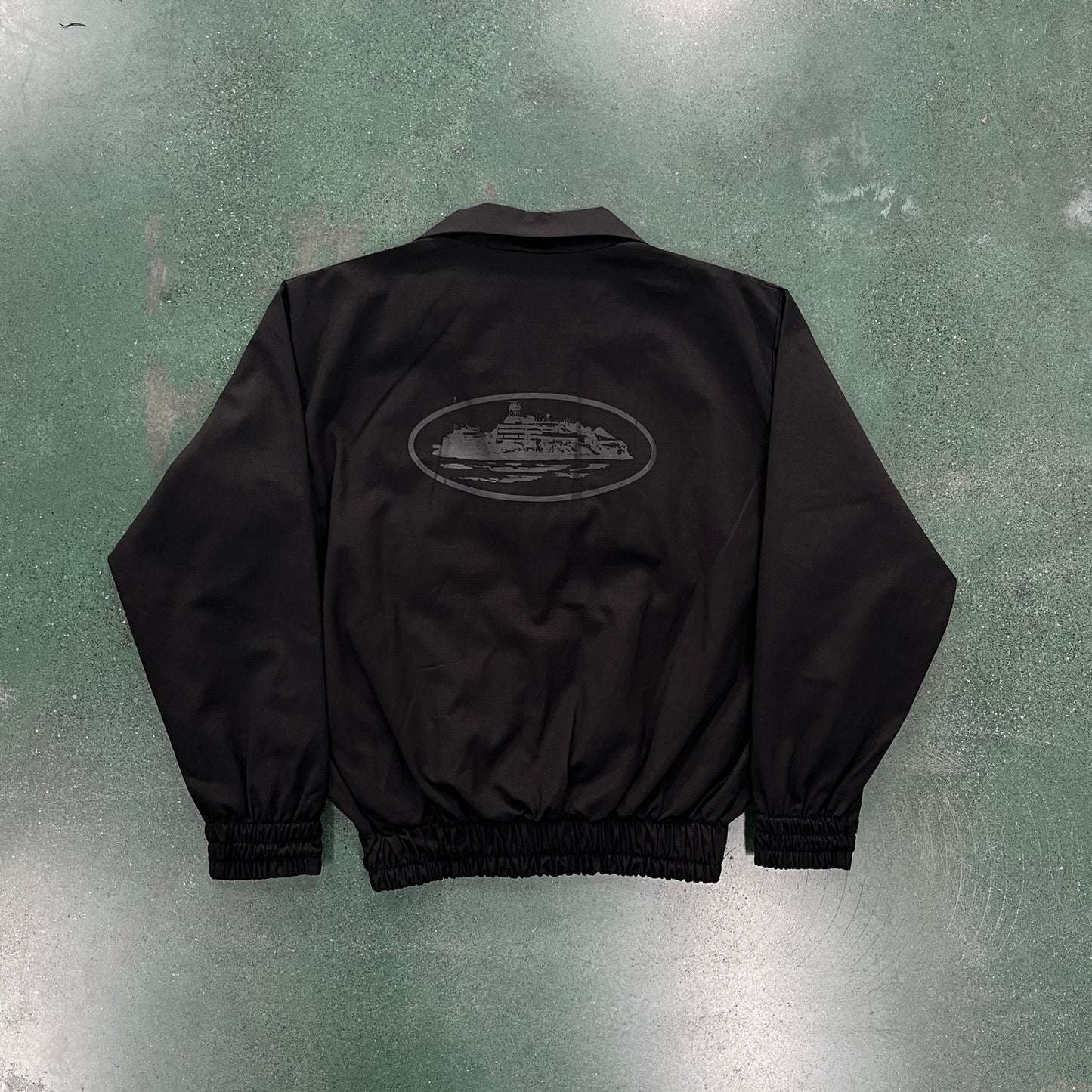 Corteiz Guerillaz Drilltop Triple Black