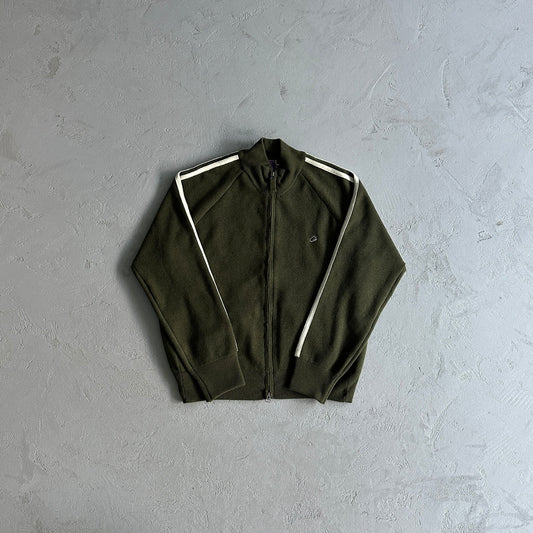 Corteiz Knit-Zip Up Fleece Olive