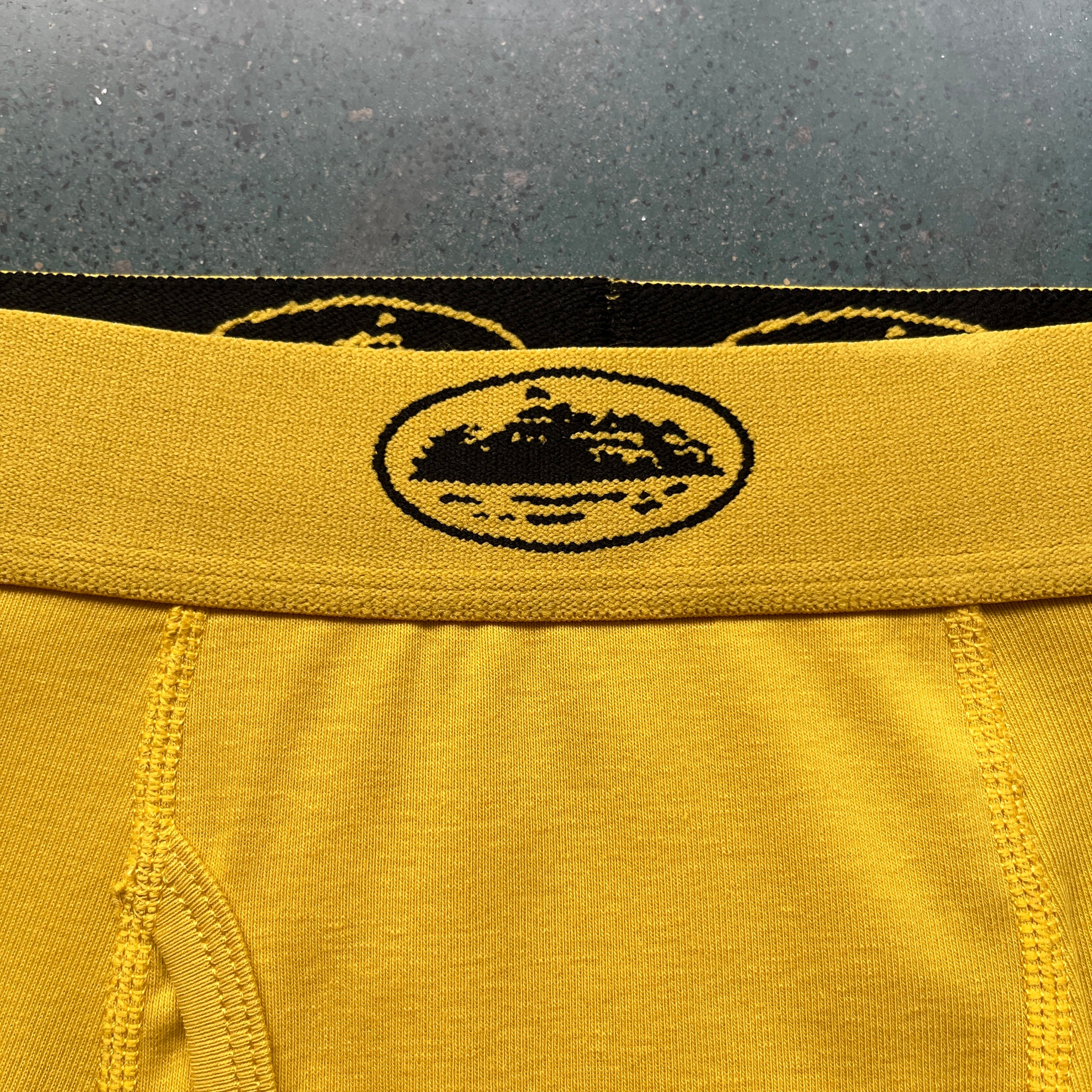 Corteiz Alcatraz Boxers (3 Pack) Yellow – Brothers In Gang Corteiz Alcatraz Boxers (3 Pack) Yellow – Brothers In Gang