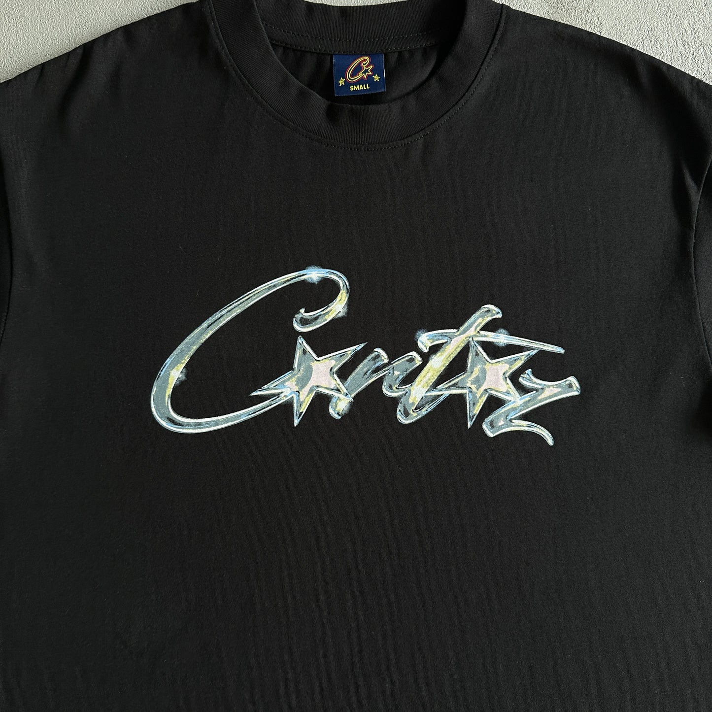 Corteiz Chrome Allstarz Tee Black